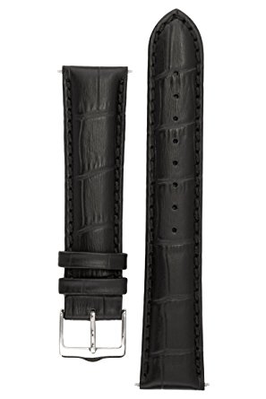 Signature Senator watch band. Replacement watch strap. Genuine Leather. Steel buckle. SALE 30%