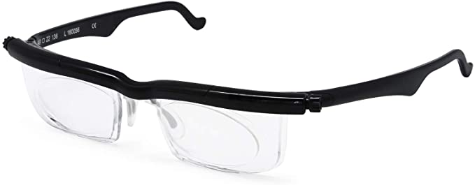 EnzoDate Adlens Adjustable Focus Eyeglasses -4D to  5D Diopters Myopia Magnifying Reading Glasses Variable