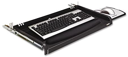 3M KD45 Underdesk Keyboard Drawer,Gel Rest,16-1/2-Inch L,21-Inch 12-3/4-Inch,BK