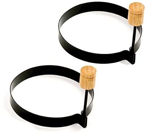 Norpro Nonstick Round Pancake Egg Rings, Set of 2