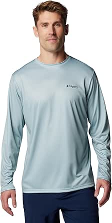 Columbia Men's PFG Terminal Tackle Fish Flag Long Sleeve Fishing Shirt