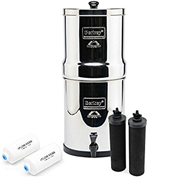 Berkey Big Water Filter-2 Black Filters And 2 Pf-2 Fluoride Filters