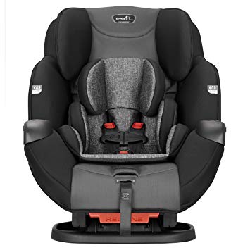 Evenflo Symphony Sport All-in-One Car Seat, Charcoal Shadow