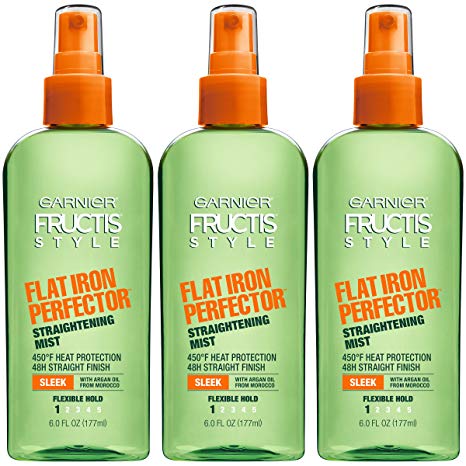 Garnier Hair Care Fructis Style Flat Iron Perfector Straightening Mist, 3 Count