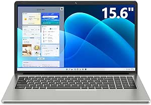 SGIN Laptop 15.6 Inch, 4GB DDR4 128GB SSD Laptops Computer with Celeron Processor, UHD Graphics 600, Mini HDMI, Webcam, 2.4G/5GHz WiFi, 2*USB3.2, Bluetooth4.2