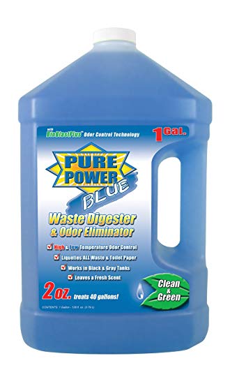 Valterra V23128 'Pure Power Blue' Waste Digester and Odor Eliminator - 128 oz. Bottle