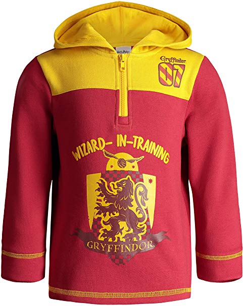 Harry Potter Toddler Boys' Fleece Hoodie Pullover Sweatshirt with Zipper