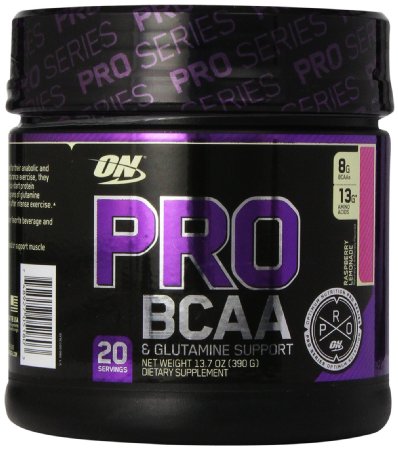 Optimum Nutrition Pro BCAA Drink Mix Raspberry Lemonade 20 Servings 137 Ounce