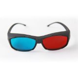 3D vision Ultimate Anaglyph 3D Glasses - Made To Fit Over Prescription Glasses