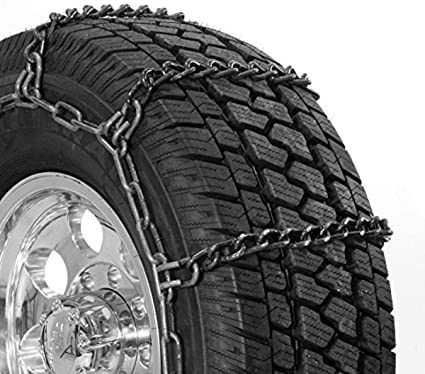 Security Chain Company QG3235 Quik Grip Wide Base DH Light Truck Tire Traction Chain - Set of 2