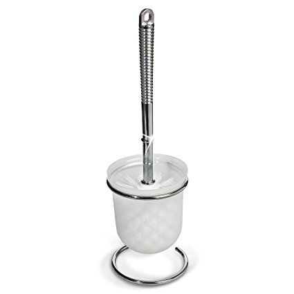 Tatkraft Lilia Toilet Brush Holder Chrome Plated Steel/Plastic D10X36H cm