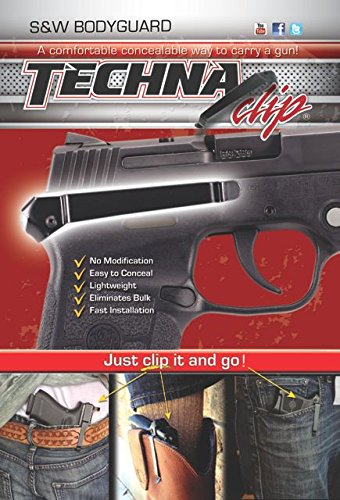 Techna Clip BDG-BR Right-Side Concealable Gun Clip for S&W Bodyguard