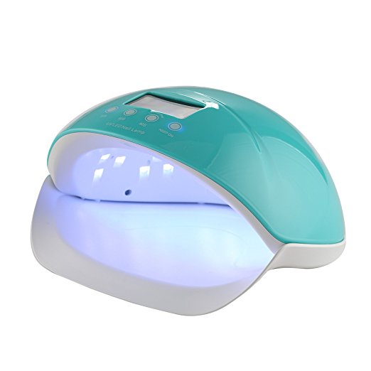 CO-Z 50W Nail Polish Dryer LED UV Nail Curing Lamp Manicure Kit for Gel Nail Polish with Infrared Sensor (Green)