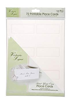 DariceVictoria Lynn Place Cards - Ivory - 72 pieces