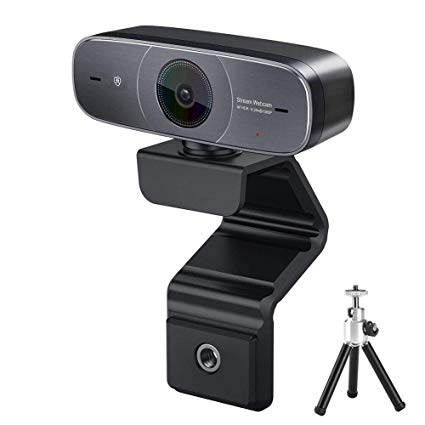 Pro USB Webcam Full HD 1080P HDR Video Streaming Web Cam Auto Focus with 2 Microphone Camera Compatible with Windows 10 Mac PC Xbox One OBS Skype
