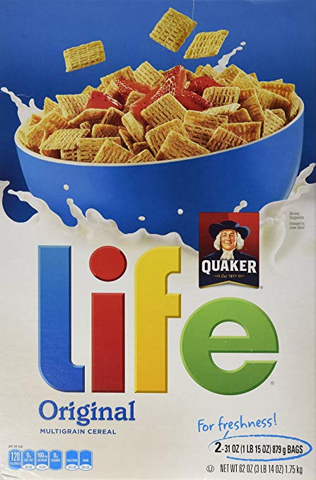 Quaker Life Cereal, 62 Ounce