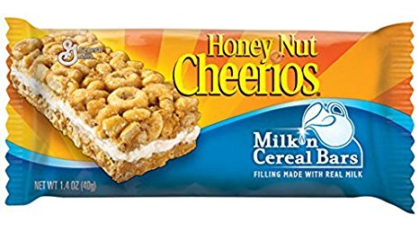 General Mills Honey Nut Cheerios Milk n Cereal Bar (12 Bars)