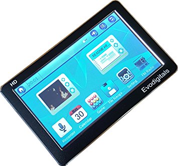 EvoDigitals 16GB 4.3" Touch Screen MP3 MP4 MP5 Player With TV OUT Equaliser - Videos | Music | Pictures | Ebooks |   More!