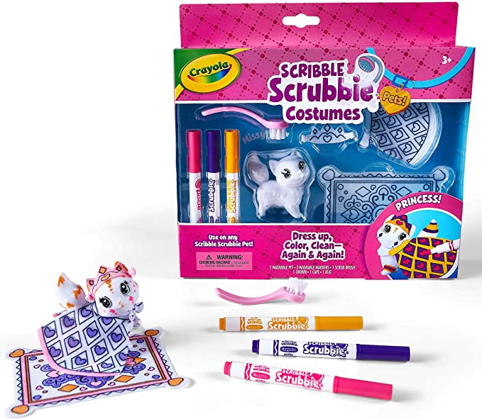 Crayola Scribble Scrubbie Princess Playset, Kids Toys, Gift for Girls & Boys