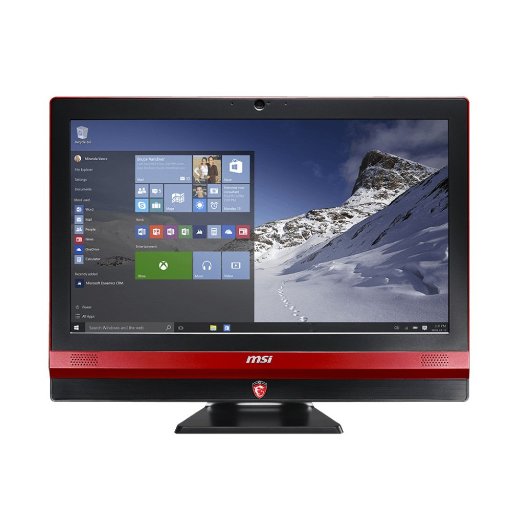 MSI 24GE 2QE 4K-012US 23.6" All-in-One Touchscreen Gaming Desktop i7-4720HQ Geforce GTX960M 8GB 1TB   128GB SSD  (Black/Red)