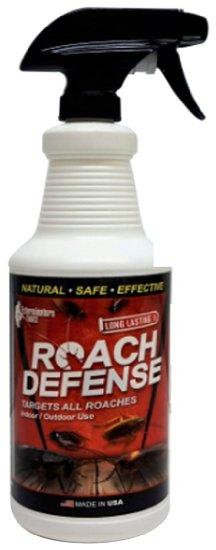 Exterminators Choice Roach Defense Natural Killer & Repellent Spray, House, Tree Roaches & Other Types of Roach Insects Repeller, 32 oz