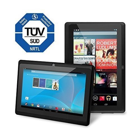 Chromo Inc Tablet - 7 inch HD touchscreen Android Tablet - Updated with TUV quality certification - Black