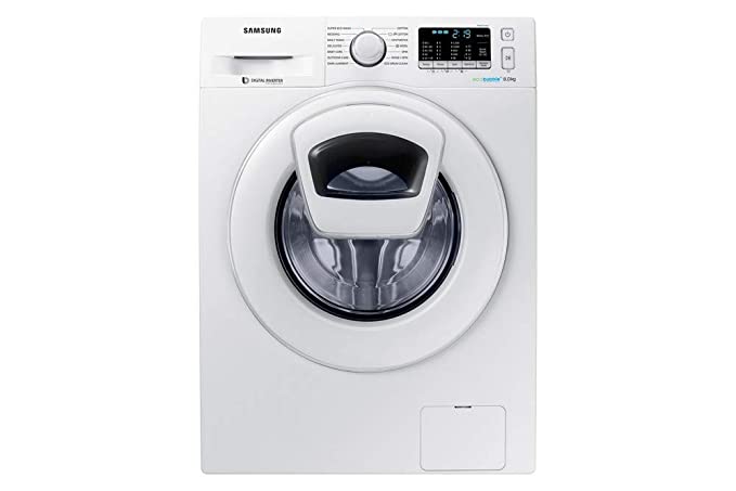 Samsung 8 kg Fully-Automatic Front Loading Washing Machine (WW80K5210WW, White)