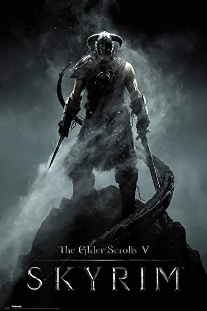 The Elder Scrolls V: Skyrim - Gaming Poster/Print (Dragonborn)