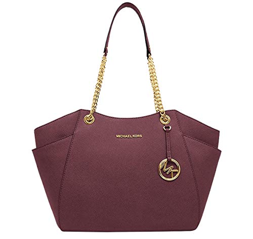 Michael Kors Women's Jet Set Travel Large Chain Shoulder Tote