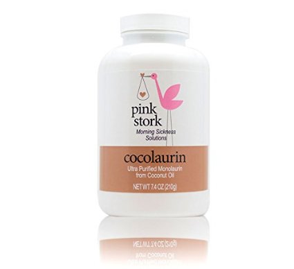 Pink Stork Cocolaurin - Ultra Purified Monolaurin for Morning Sickness and Hyperemesis Gravidarum