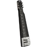Rogue RLS-1 Lap Steel Guitar with Stand and Gig Bag Metallic Black