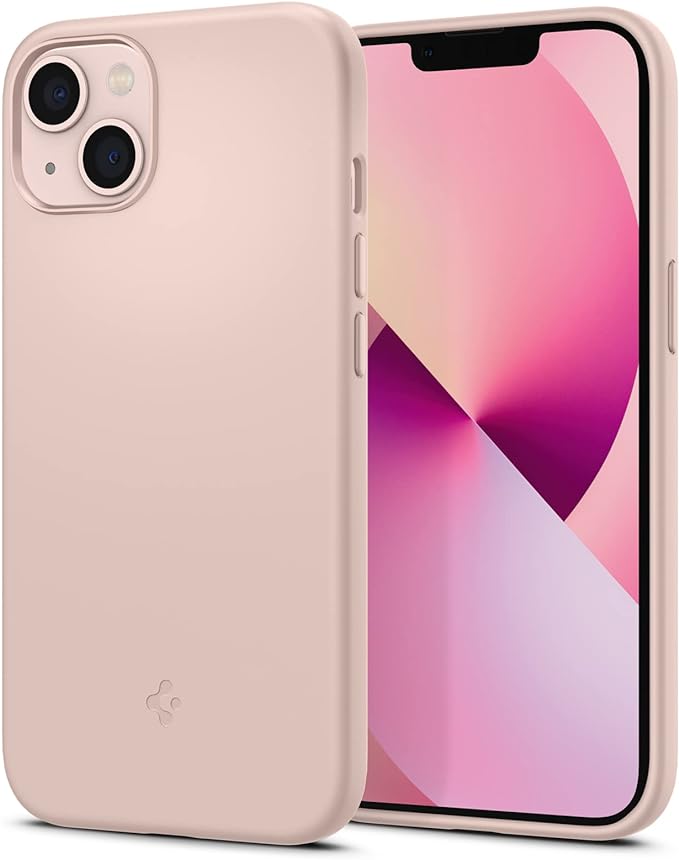 Spigen Silicone Fit Designed for iPhone 13 Case (2021) - Pink