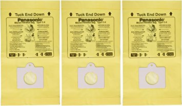 PANASONIC MC-V150M 3-Pack of Vacuum Bags