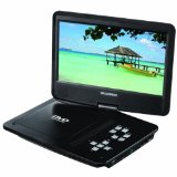 Sylvania SDVD1048 10-Inch Portable DVD Player 5 Hour Rechargeable Battery Swivel Screen with USBSD Card Reader and Car BagMounting Kit