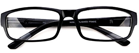 Slim Classic Square Polite Clear Lens Fashion Nerd Eye Glasses Eyewear