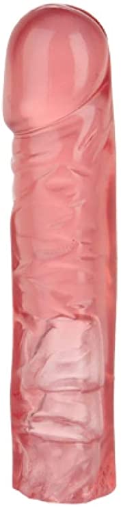 Doc Johnson Vac-u-lock Crystal Jellie Dong, PinkDoc Johnson Vac-U-Lock - Crystal Jellies - Classic 8 Inch Dong - F-Machine and Harness Compatible Dildo