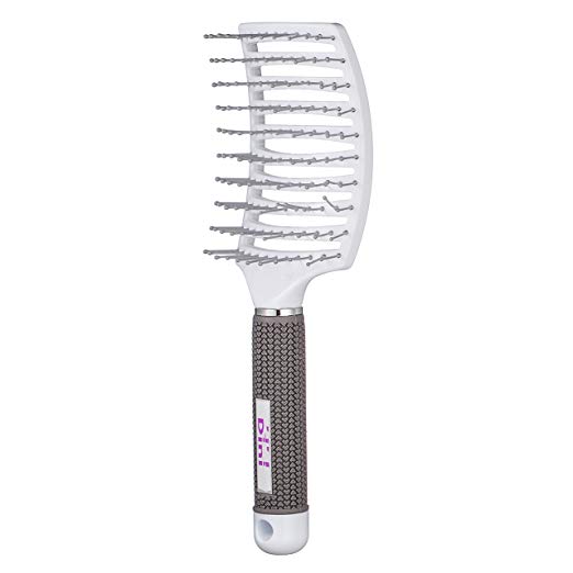 Dini Wigs Paddle Brush for Hair – Works for All Hair Types. Great Hair Brush for Detangling, Smoothing and Styling! Used by Professionals & Hair Salons.