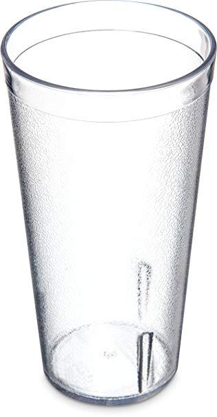 Carlisle 522007 BPA Free Stackable Shatter-Resistant Plastic Tumbler, 20 oz., Clear (Pack of 72)