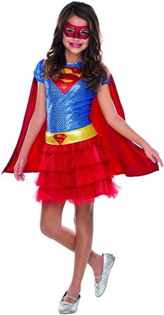 Rubie's Costume DC Superheroes Supergirl Sequin Child Costume, Small