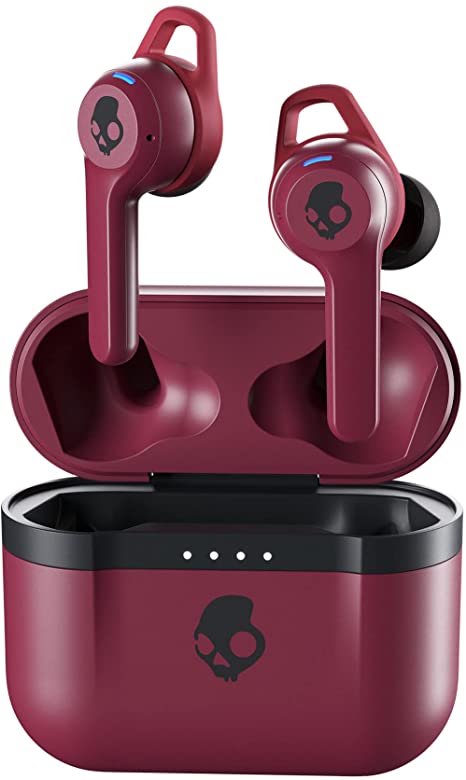 Skullcandy Indy Evo True Wireless Earbuds, Deep Red (S2IVW-N741)