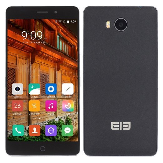 Elephone P9000 Lite 4G Phablet - BLACK 4GB RAM 32GB ROM Android 6.0 MTK6755 Octa Core 2.0GHz 5.5 inch FHD Screen 13.0MP Back Camera