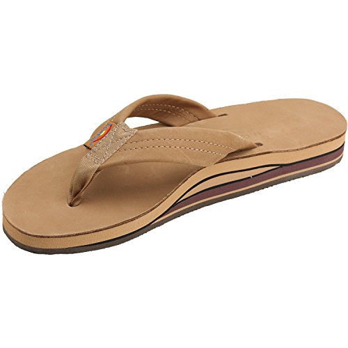 Rainbow Sandals 301ALTS Womens Double Layer Premier Leather Sierra Brown Leather Small / 5.5-6.5 B(M) US