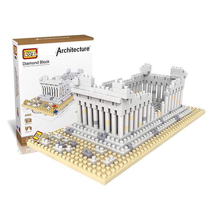 LOZ Building & Construction 9383 Greece Temple Building Blocks (600 Piece)