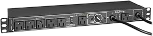 Tripp Lite PDU Hot Swap with Manual Bypass 15A 6 5-15R 2 5-15P Inputs 1URM (PDUB151U)