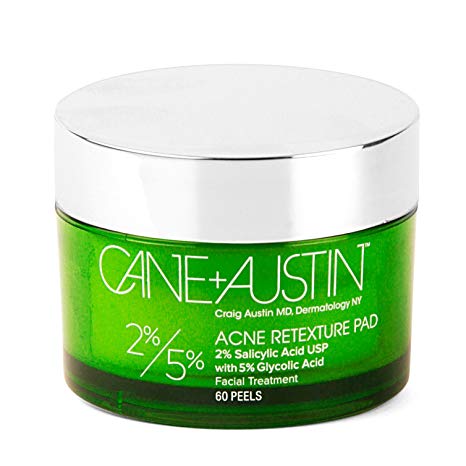 CANE   AUSTIN Acne Retexture Pad, Salicylic and Glycolic Acids