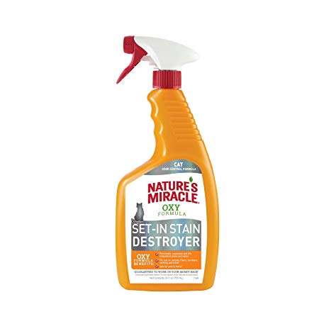 Nature's Miracle Just Cats Orange Oxy Stain Odor Remover, 24-Ounce (308139)