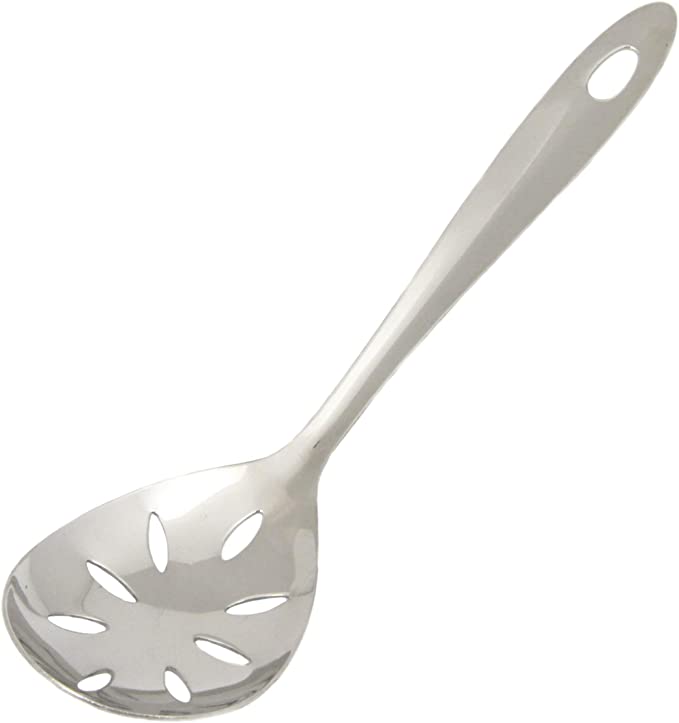 Chef Craft Select Slotted Serving Spoon, 9.5 inch, Stainless Steel