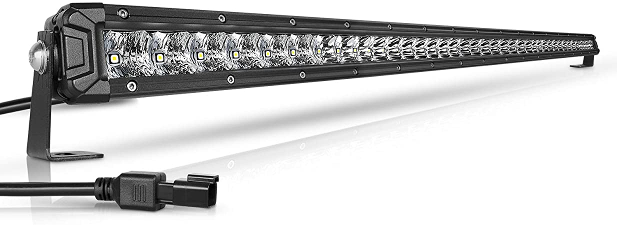 AutoFeel 42 Inch LED Light Bar Single Row 175W 22000LM Spot Flood Combo LED Off Road Light Driving Light for Truck Pickup ATV SUV UTV Boat Roof Bumper