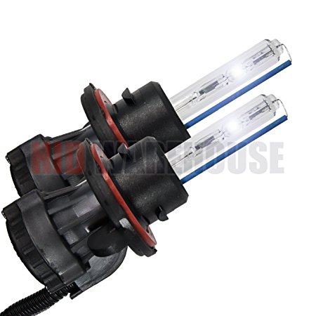 HID-Warehouse HID Xenon Replacement Bulbs - Bi-Xenon H13 10000K - Dark Blue (1 Pair) - 2 Year Warranty