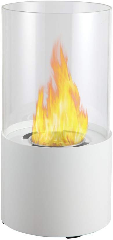 Ignis Ventless Bio Ethanol Fireplace Circum White